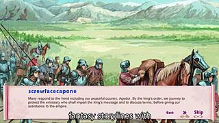 In Hero by Chance, Warlord by Chance, players engage in cheap hentai tower defense games with foreplay elements.