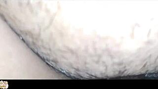 Latina's tight pussy wets in doggystyle fucking and blowjob