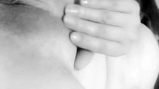 i'm a busty milf caressing my tits to orgasm.