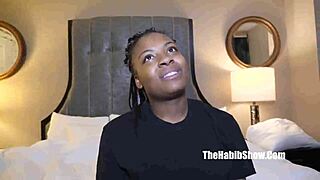 Fresh ebony newbie Lashay Shorty shows off phat booty pussy