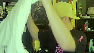 I broke character during roleplay house chores with cumshot and footjob