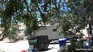 Capri Cavanni's hardcore BTS fucking!