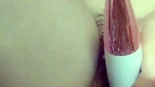 Asian woman fingers wet pussy solo in homemade masturbation