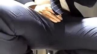 Gay Orgy Cumshot During Casting Interview