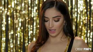 Wow! Petite Brunette's Sexy Masturbation Starts 2019 Right!