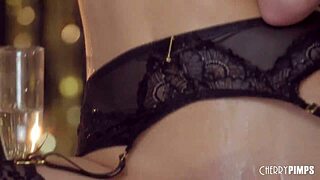 Wow! Petite Brunette's Sexy Masturbation Starts 2019 Right!