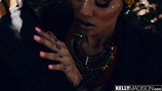 Ebony Babe Julie Kay Takes White Cock