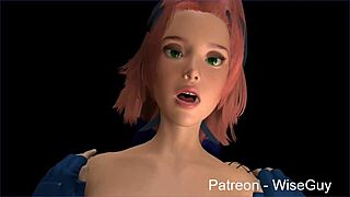 sakura and hinata's futa sandwich from multiple pov in this 3some group cartoon anime hentai