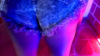 Teen brunette slut discovered on Twitch stream by stepbrother who fucks her.