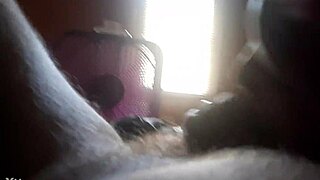 feeling so good giving blowjob to big cock