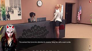 john ep 17 - the news reporter wears stockings in outdoor 3d game