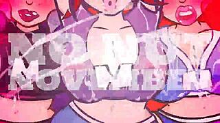 Peachypop, can you handle no nut november in this hentai cum scene?