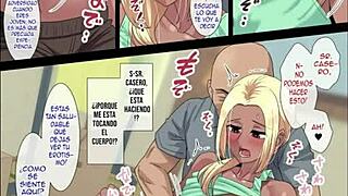 the neighbor trap gets visited by his hot neighbor in this anime hentai adventure