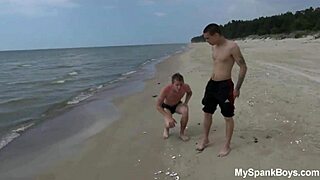 This Summer, Guys Explore Gay Spanking in Casual Outdoor Session