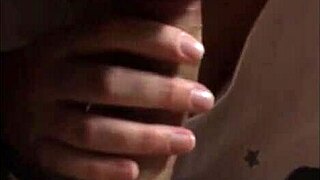 Hefty milf caught on homemade tape giving oral sex. Her amateur skills shine in this raw footage.