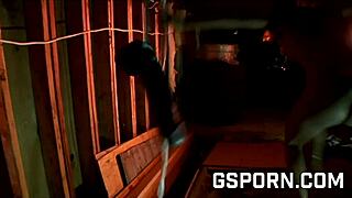 Sexy ebony Marie Luv fucked hard by monster cock