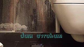 In this homemade gay Israeli scene, a guy with a monster cock sucks another amateur's big dick passionately