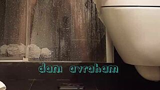 In this homemade gay Israeli scene, a guy with a monster cock sucks another amateur's big dick passionately