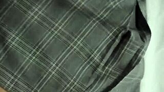 i took the hottest schoolgirl to a hotel and rubbed my dick on her ass