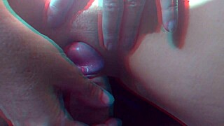 Catsuit Bettie teases and plays with cameraman in 3D fun