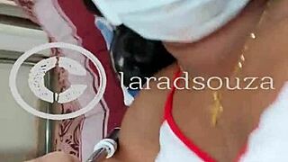 Indian Ladyboy Lara Dsouza Masturbates Herself With Intense Anal Pleasure!