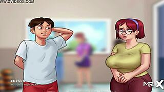 Summertimesaga flaunts her fresh tattoo in episode 2. Her tight pussy steals the show!