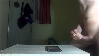 Jerking hard for Cassidyboo cum on face