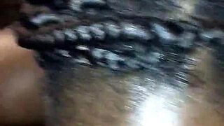 this shy darkskin teen’s first time turns into a gagging blowjob mess.