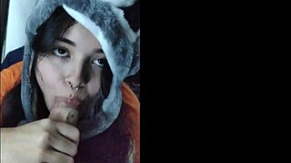 White Wolf OFC - She Can't See Me But Already Wants To Suck The Submissive Teen White Moon.