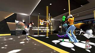 second orgy at the secondlife vd club daydreamer0581 foxo asha