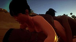 Shannon hosts anal party with asian threesome and creampie