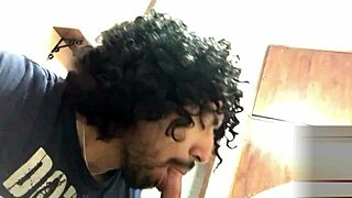 enjoying a tasty oral session with my buddy