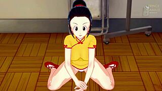 Hot milf milk chi-chi rewards you for being a good student with intense pleasure in dragon ball.