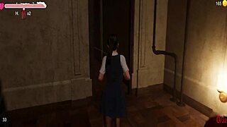 Let's play escape from the mansion with shaved pussy