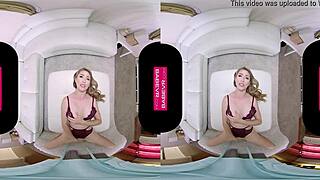 Hot Babe Verronica Kirei Teases with Toys in VR Masturbation Session
