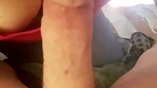 She teases with a blowjob on a monster cock.