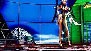 why does this beautiful whore dance with naked pussy?