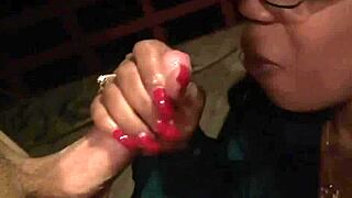 Ebony Sucks Balls Outdoors!