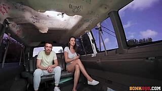 Madi laine bends over for doggystyle ass fucking and facial