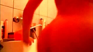 Mature Babe Bathing Sensually In Shower