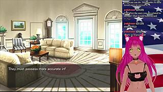 I watch Vtuber LewdNeko play My Girlfriend Is The President Part 6