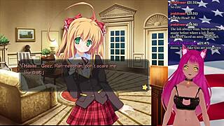 I watch Vtuber LewdNeko play My Girlfriend Is The President Part 6