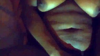 ebony milf plays with tail in ass masturbation