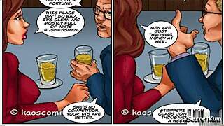 Broke housewife strips and rips clothes!