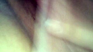 americana babe uses dildo for intense masturbation