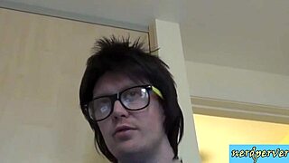 Nerd Feels Intense Pleasure Fucking His Brunette European Secretary