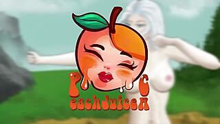 Asuka from Neon Genesis gets nailed on all fours in this hentai scene.