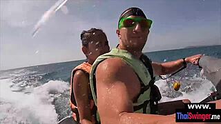 hot saturday afternoon trip and fuck with asian wifey outdoors