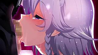 anime character sakuya in a story adventure