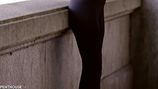 PenthouseGold - Clea Gaultier Takes Two COCKS in Pussy and MOUTH